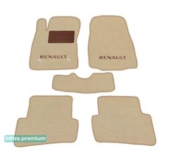 Двошарові килимки Sotra Premium Beige для Renault Captur (mkI) 2013-2019
