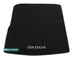 Двухслойные коврики Sotra Classic Black для Skoda Superb (mkIII)(B8)(лифтбэк)(багажник) 2015→