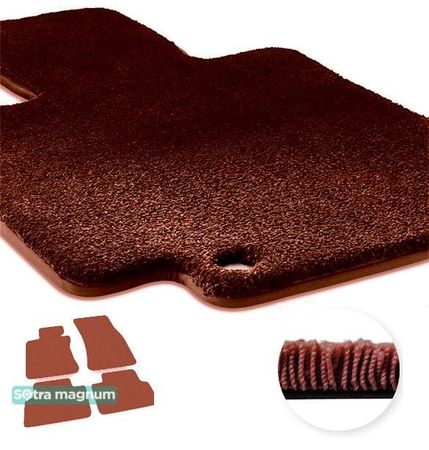 Двошарові килимки Sotra Magnum Red для BMW 6-series (E63) 2003-2010 - Фото 1
