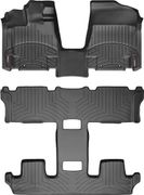 Коврики Weathertech Black для Nissan Quest (mkIV)(1 row - 1pc.)(1-2-3 row) 2011-2017 - Фото 1