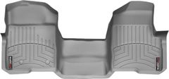 Коврики WeatherTech Grey для Ford F-150 (mkXII)(all cabs)(no 4x4 shifter)(no console)(with air vents to 2 row)(2 fixing posts)(1 pc.)(1 row) 2010-2014 - Фото 1