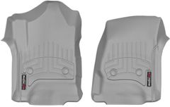 Коврики Weathertech Grey для Chevrolet Silverado (extended & double cab)(mkIII)(with 4x4 shifter)(with short console)(1 row) 2014→