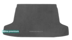 Двошарові килимки Sotra Premium Grey для Peugeot 508 (mkI)(седан)(не гібрид)(багажник) 2010-2018