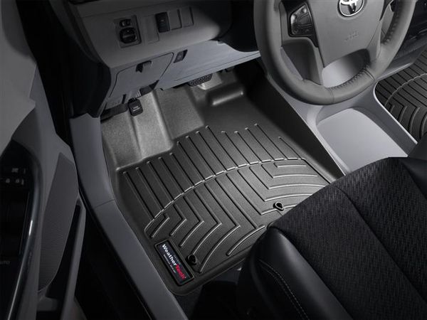 Коврики Weathertech Black для Toyota Sienna (mkIII)(1-2 row)(8 seats) 2010-2012 - Фото 2