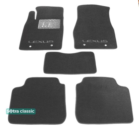 Двошарові килимки Sotra Classic Grey для Lexus ES (mkIV) 2001-2006 - Фото 1