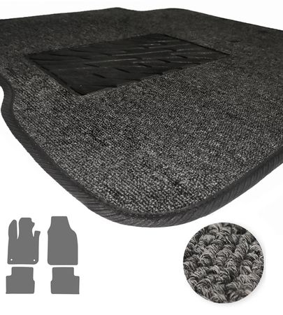 Текстильні килимки Pro-Eco Graphite для Fiat 500 (mkII)(електро) 2020→ - Фото 1