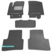 Двошарові килимки Sotra Premium Grey для Hyundai Creta (mkI) 2014-2021 - Фото 1