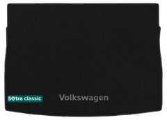 Двухслойные коврики Sotra Classic Black для Volkswagen Golf (mkVII)(Sportsvan)(багажник) 2014-2020
