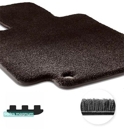 Двошарові килимки Sotra Magnum Black для Volkswagen Sharan (mkII); Seat Alhambra (mkII)(3 ряд) 2010-2022 - Фото 1