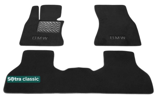 Двошарові килимки Sotra Classic Grey для BMW X5 (F15; F85) / X6 (F16; F86) 2014-2019 - Фото 1