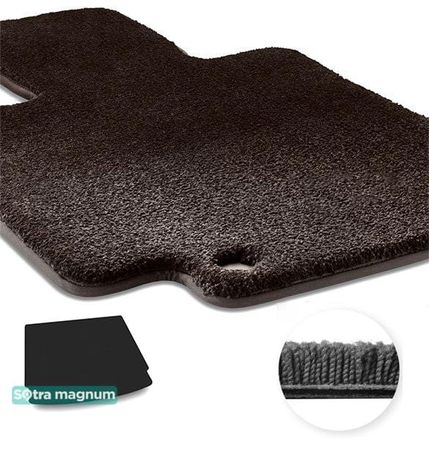 Двошарові килимки Sotra Magnum Black для Porsche Cayenne (mkII)(багажник) 2010-2017 - Фото 1