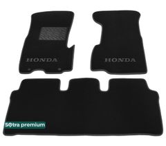 Двухслойные коврики Sotra Premium Black для Honda CR-V (mkII) 2002-2006 МКПП