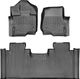 Коврики Weathertech Black для Ford F-150 (mkXIII)(extended cab)(1 row bucket seats) 2015-2020