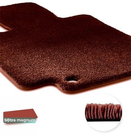 Двошарові килимки Sotra Magnum Red для Infiniti QX56 (mkI)(розкладений 3 ряд)(багажник) 2004-2010 - Фото 1