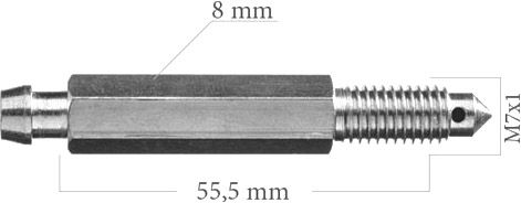 Штуцер прокачки WP 5-300-0094 (M7x1)(55.5мм) - Фото 1