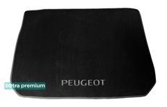 Двошарові килимки Sotra Premium Black для Peugeot 2008 (mkI)(багажник) 2013-2019