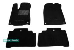 Двухслойные коврики Sotra Classic Black для Acura MDX (mkIII)(1-2 ряд) 2014-2020
