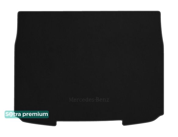 Двошарові килимки Sotra Premium Graphite для Mercedes-Benz A-Class (W177)(не гібрид)(нижній)(багажник) 2018→ - Фото 1