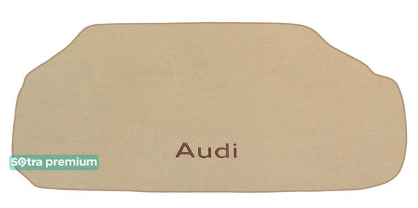 Двошарові килимки Sotra Premium Beige для Audi 100 (mkIV)(C4)(седан)(багажник) 1990-1994 - Фото 1