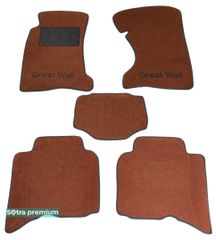 Двухслойные коврики Sotra Premium Terracotta для Great Wall Haval H3 / Hover (mkI) 2006-2011
