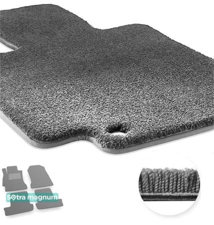 Двошарові килимки Sotra Magnum Grey для Subaru BRZ (mkI) 2012-2020 - Фото 1