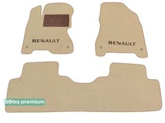Двухслойные коврики Sotra Premium Beige для Renault Koleos (mkI) 2007-2016