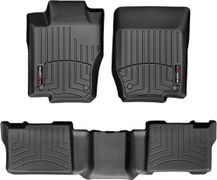 Коврики WeatherTech Black для Mercedes-Benz GL-Class (X164) / ML-Class (W164)(small kick panel)(1-2 row) 2006-2012 - Фото 1