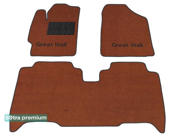 Двошарові килимки Sotra Premium Terracotta для Great Wall Voleex C30 (mkI) 2010-2016 - Фото 1