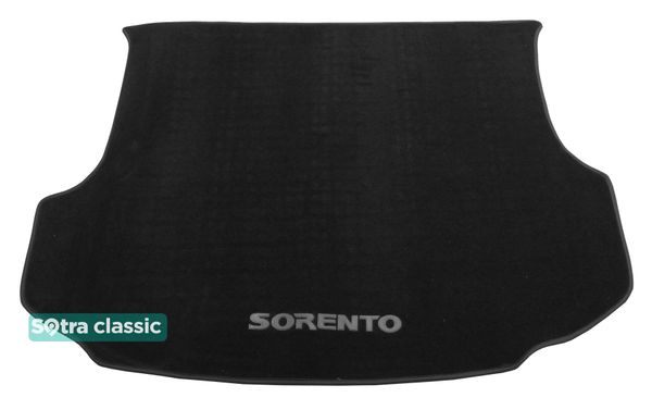 Двошарові килимки Sotra Classic Black для Kia Sorento (mkII)(5 місць)(багажник) 2009-2012 - Фото 1