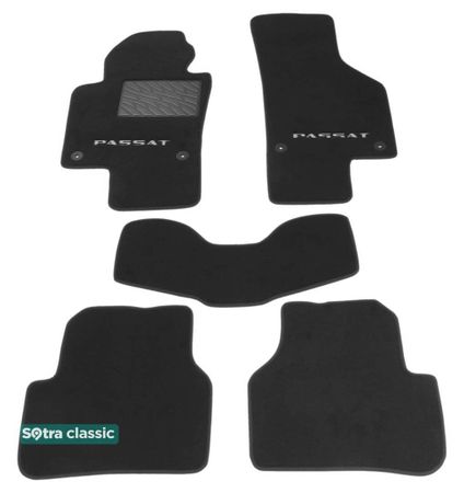 Двошарові килимки Sotra Classic Grey для Volkswagen Passat (mkVIII)(B7) 2010-2014 / CC (A6-A7) 2008-2017 - Фото 1