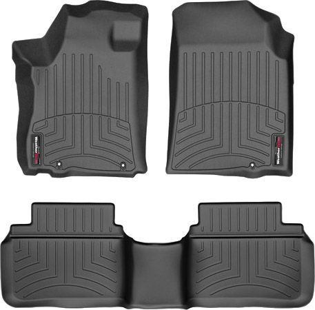 Коврики WeatherTech Black для Nissan Altima (mkV) 2016-2018 - Фото 1