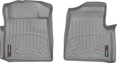 Коврики WeatherTech Grey для Ford F-150 (mkXII)(all cabs)(no 4x4 shifter)(no air vents to 2 row)(4 fixing posts)(2 pcs.)(1 row) 2010-2014 - Фото 1