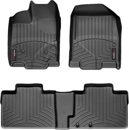 Коврики WeatherTech Black для Ford Edge (mkI)(manual driver seat) 2011-2014 - Фото 1