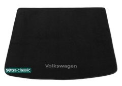 Двухслойные коврики Sotra Classic Black для Volkswagen Touareg (mkI)(багажник) 2002-2010