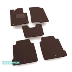 Двошарові килимки Sotra Premium Chocolate для Kia Cadenza (mkII) 2016-2021