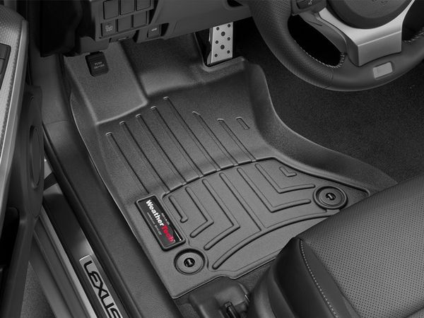 Коврики Weathertech Black для Lexus IS (sedan)(mkIII) / RC (mkI)(AWD)(1 row) 2014→ - Фото 2