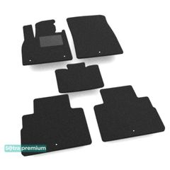 Двошарові килимки Sotra Premium Black для Hyundai Palisade (mkI)(1-2 ряд) 2019→