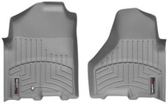 Коврики WeatherTech Grey для Dodge Ram (mkIV)(crew cab & mage cab)(1 fixing hook)(with Full Lenght Console)(no PTO Kit)(1 row) 2009-2012