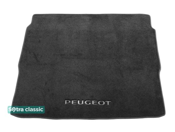 Двошарові килимки Sotra Classic Grey для Peugeot 3008 (mkII)(багажник) 2016→ - Фото 1