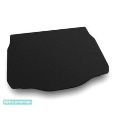 Двошарові килимки Sotra Premium Black для Citroen C4 Cactus (mkI)(багажник) 2014→