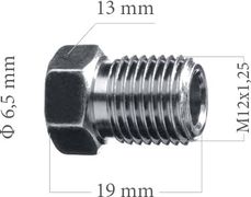 Наконечник WP 5-100-161 (M12х1.25) під трубку 6.35мм - Фото 1