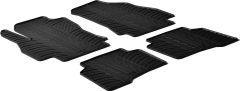 Гумові килимки Gledring для Citroen Nemo (mkI); Fiat Qubo (mkIII); Peugoet Bipper (mkI) (1-2 ряд) 2007-2021