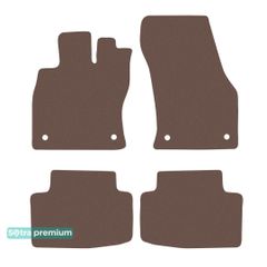 Двошарові килимки Sotra Premium Chocolate для Volkswagen Golf (mkVII)(Sportsvan) 2014-2020