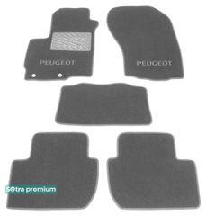Двошарові килимки Sotra Premium Grey для Peugeot 4007 (mkI) 2007-2012