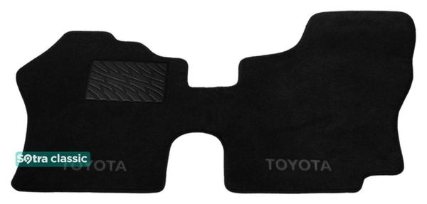 Двошарові килимки Sotra Classic Black для Toyota HiAce (mkIV)(H100)(1 ряд) 1989-2004 - Фото 1