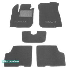 Двухслойные коврики Sotra Premium Grey для Renault Duster (mkI) 2014-2017
