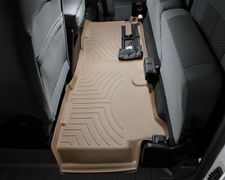 Коврики Weathertech Beige для Ford Super Duty (extended cab)(mkIII)(no 4x4 shifter)(1 row - 2pcs.)(raised dead pedal) 2012-2016 automatic - Фото 3