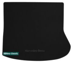 Двошарові килимки Sotra Classic Black для Mercedes-Benz CLA-Class (X117)(універсал)(багажник) 2015-2019