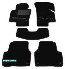 Двухслойные коврики Sotra Classic Black для Volkswagen Passat (B6) 2005-2009