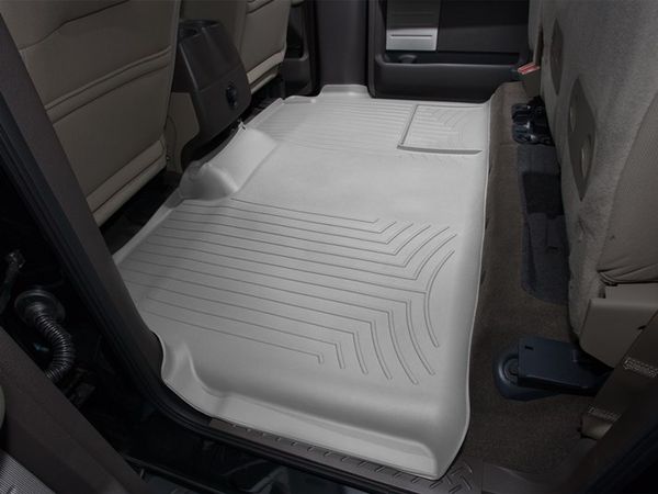 Коврики Weathertech Grey для Ford F-150 (double cab)(mkXII)(no 4x4 shifter)(no full console on 1 row)(1 fixing hook) 2009-2010 - Фото 3